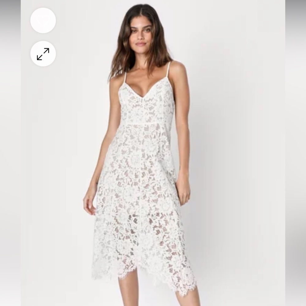 Lulu’s white lace dress, 2X